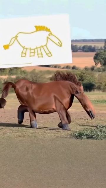 эти рисунки детей нейросеть выполнила в реальность😨😨😨😨