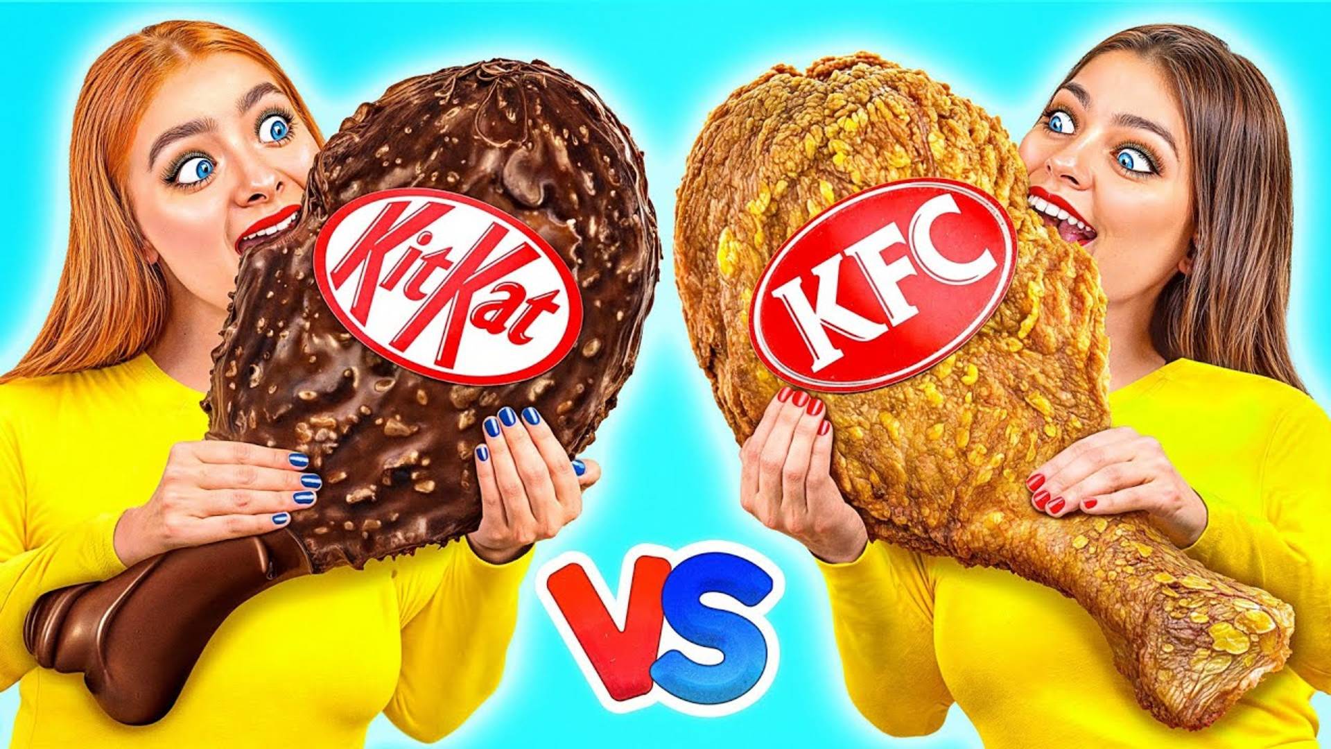 Челлендж: шоколадная еда vs настоящая еда | Забавные кухонные лайфхаки от Multi DO Challenge