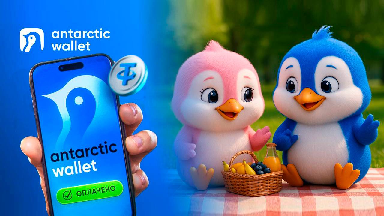 Antarctic Wallet | Плати за товары по QR-коду криптой