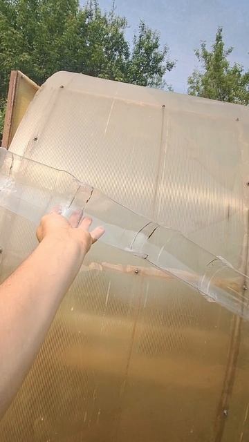 Самоделка приспособление Жёлоб для сбора воды своими руками #diy #полезныесоветы #хитрости