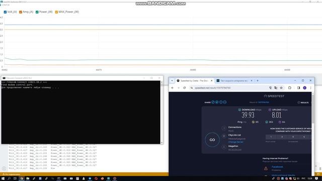 Тест потребления модема Fibocom L860-GL без ULCA
