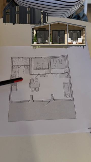 алтай планировка Модульный дом Каркасный