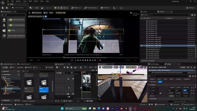 УЧИМСЯ ДЕЛАТЬ КРУТОЙ CINEMATIC с НУЛЯ в UE5 (часть 25)