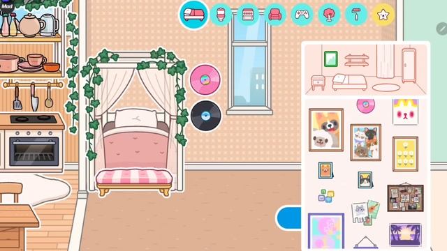 Обустроство эстетичного домика//тока бока//catLi