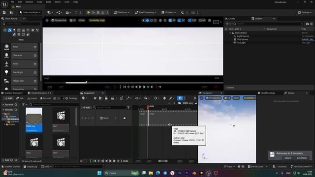 УЧИМСЯ ДЕЛАТЬ КРУТОЙ CINEMATIC с НУЛЯ в UE5 (часть 1)