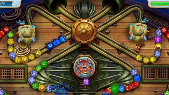 Atlantisor (аналог Zuma) уровень 16-4 Deck 4 • Обзор CrazyTwin