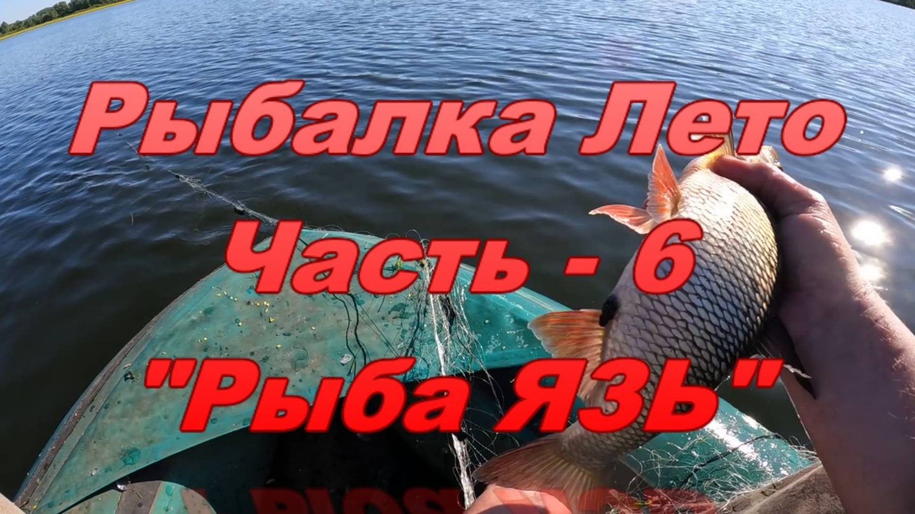 Рыбалка Лето. Часть - 6. "Рыба ЯЗЬ".
