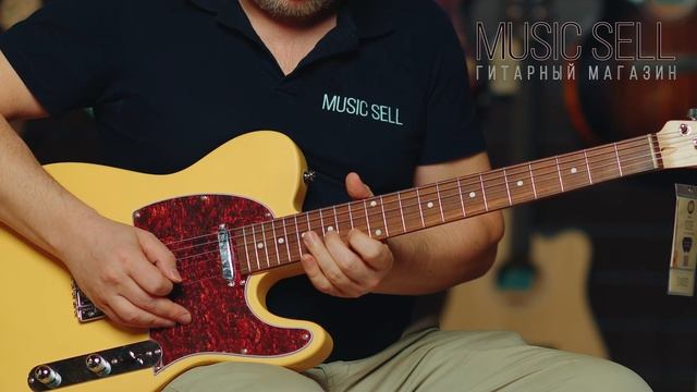 SQOE YELLOW TELECASTER FADE TO BLACK - MUSIC SELL