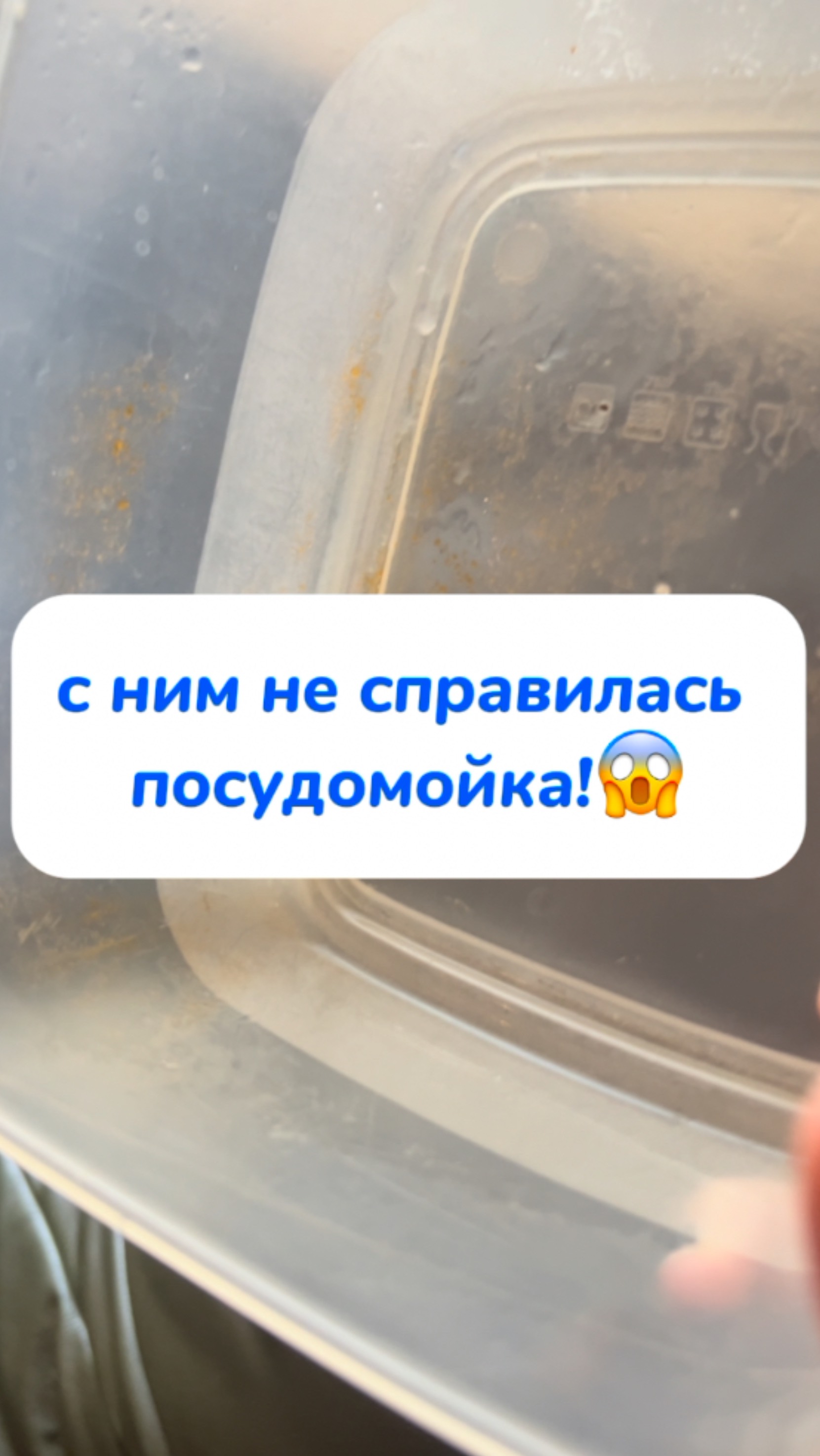 с ним не справилась посудомойка!😱
