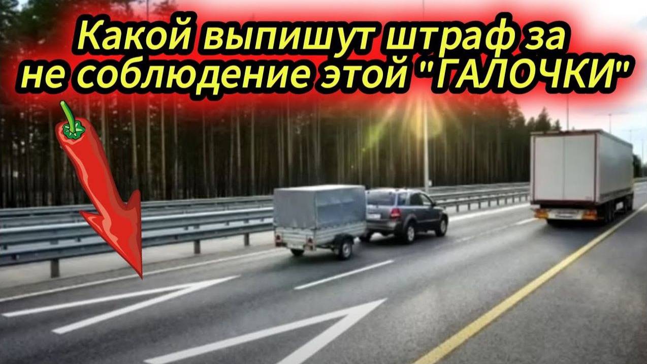 Новая разметка в виде «ГАЛОЧКИ». Что означает, как ее соблюдать и какие за неё штрафы. ДПС.