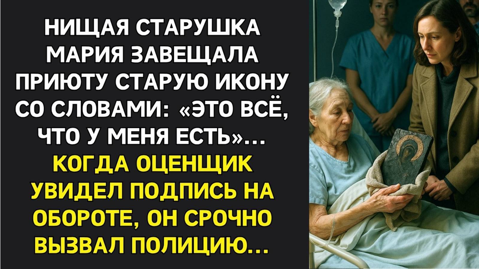 Истории из жизни. Мария оставила приюту старинную икону Аудио рассказы, Жизненные истории слушать