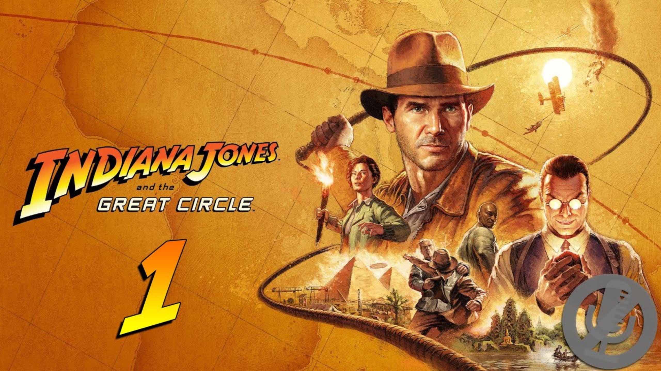 Indiana Jones and the Great Circle Прохождение на Русском Без Комментариев Часть 1 - Золотой идол