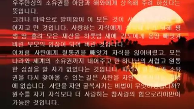 평화신경(平和神經) - 1. 하나님의 이상가정과 평화이상세계왕국 1 (True Father)