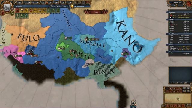 EU4 - Дагомея - 31 - ФИНАЛ - Very Hard - (Where the Heart is, 1.28.3, Europa Universali