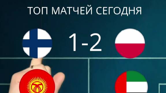 ТОП футбольных матчей на сегодня (10.06)