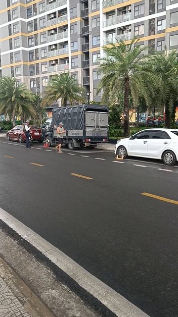 Что бывает во Вьетнаме за не правильную парковку.