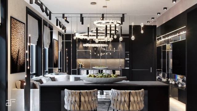 Дизайн квартиры ЖК  «Пресня Сити» 67,2 м² Квартира для молодой девушки