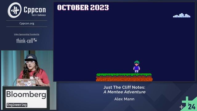 Lightning Talk: Just the Cliff Notes: A C++ Mentorship Adventure - Alexandria Hernandez Mann