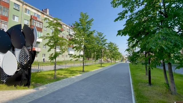 10-06-2025 Тополиный пух, жара и цветочная клумба💐🌼🌞🌱🌿🚴🏼♀️Асбест, Средний Урал