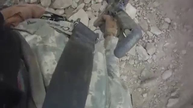 Фееричный подрыв MRAP ВС США