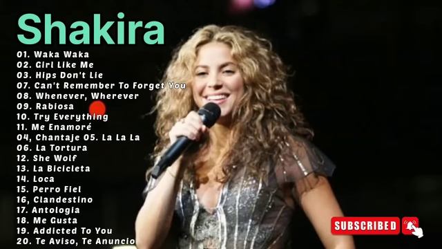 Shakira Best collection song ｜ Best of Shakira ｜ Top 20 Hollywood song #shakira