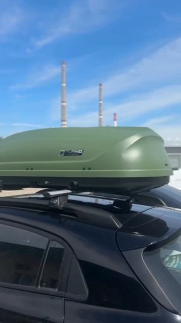 Cтильные автобоксы Turino1 и Turino Medium в новом цвете «Green»