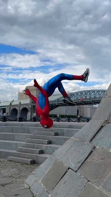 Spiderman did a backflip#shorts
