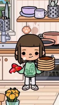 Эстетичный завтрак в токе #tocaboca #рецептывтоке #завтрак