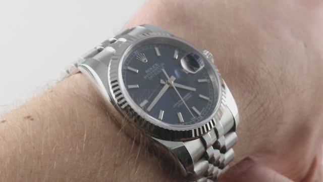 Rolex Datejust ref.116234 (BLUE⧸ROULETTE DATE)