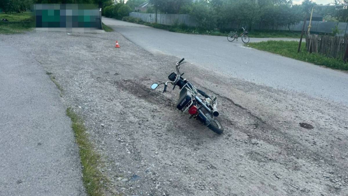 На Ставрополье 18-летний мотоциклист сбил ребёнка