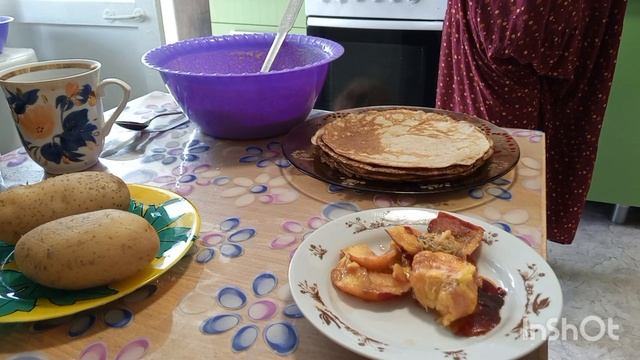 Готовлю блины с начинкой