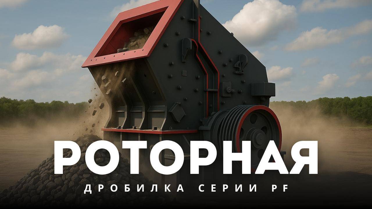 Что умеет роторная дробилка серии PF?