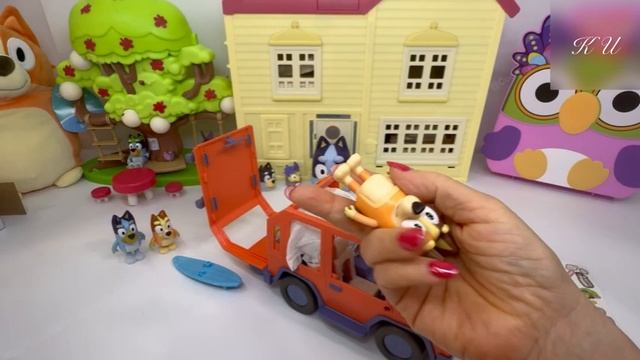 РАСПАКОВКА ИГРУШЕК - коллекция игрушек ASMR BLUEY Toys, распаковка и обзор