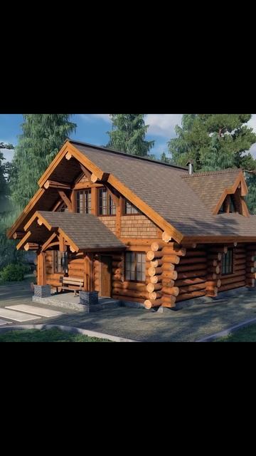 Наш проект дома "Триумф" #китежъград#строительство#домизкедра#проект#woodworking