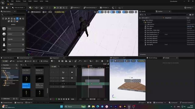 УЧИМСЯ ДЕЛАТЬ КРУТОЙ CINEMATIC с НУЛЯ в UE5 (часть 6)