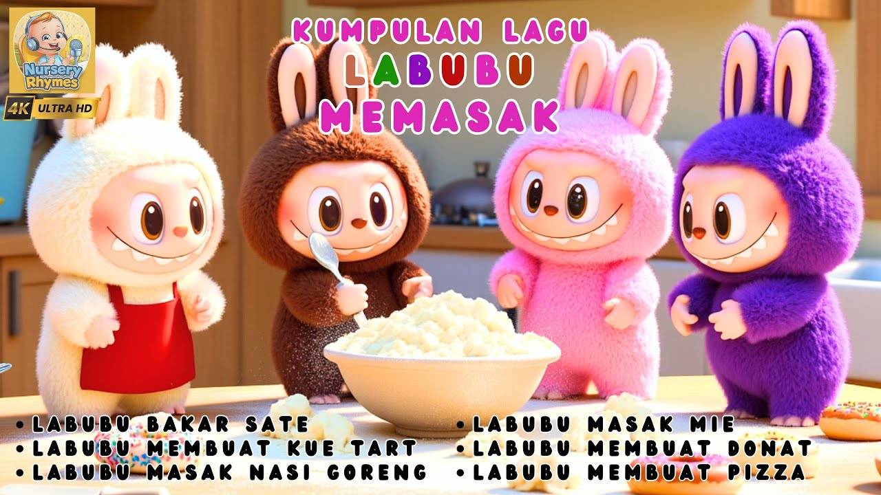 Сборник песен Labubu Memasak - Детские стишки | Детские песни Индонезии