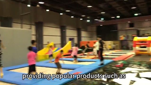 Внутренняя батутная площадка