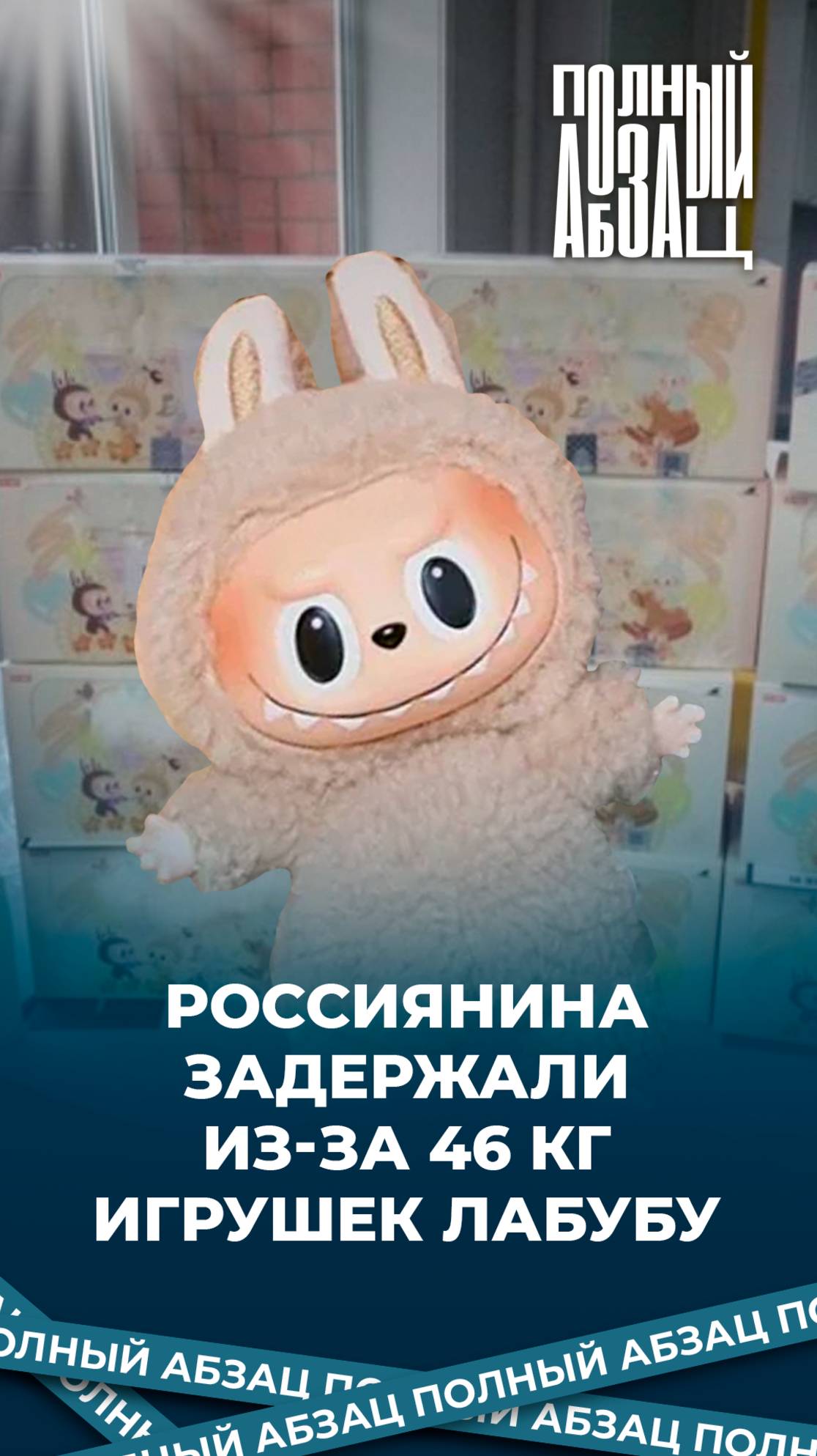 Россиянина задержали из-за 46 кг игрушек Лабубу