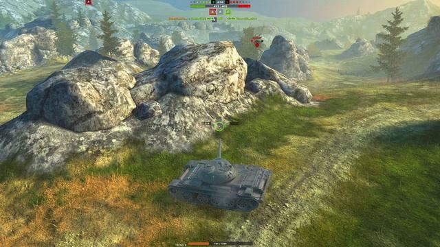 Бой на т-54обл, tanks blitz, wot blitz, wot, вот
