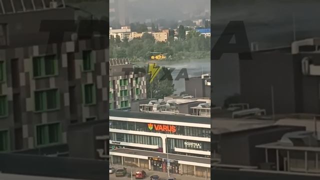 В Киеве пожары до сих пор не потушены
