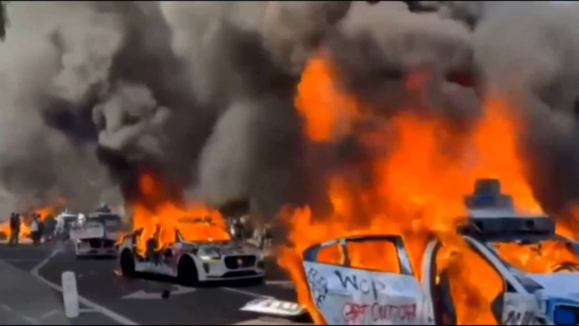 Протесты в Лос-Анджелесе