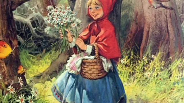 Красная Шапочка и серый волк.