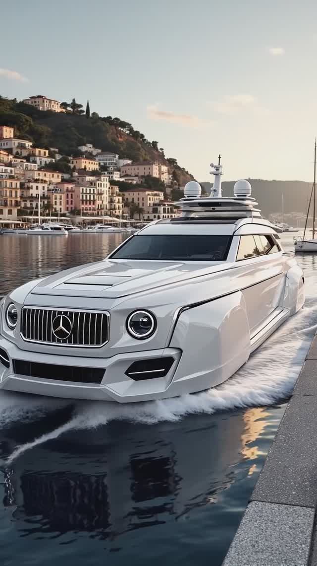 Mercedes Yacht #shorts #superyacht #luxuryyachtlife #luxury #automobile #yachtieworld