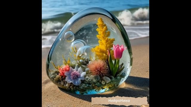 Стеклянный пейзаж на море