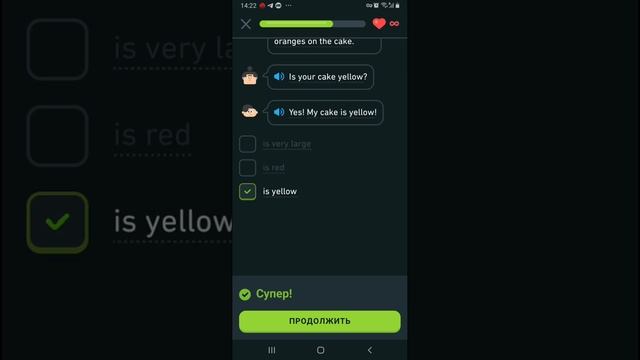 The Cake - DuoLingo Story (En-Ru)