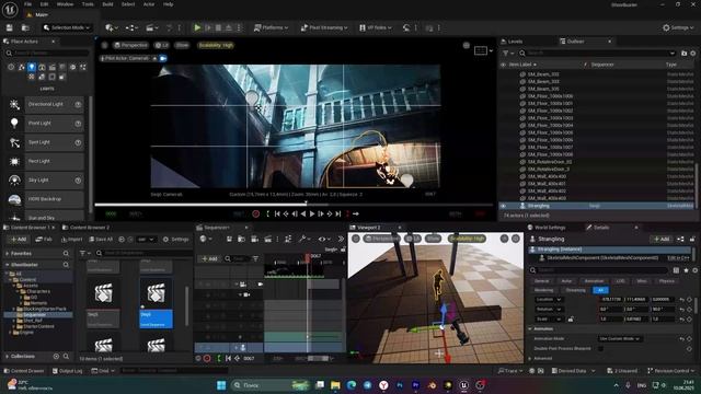 УЧИМСЯ ДЕЛАТЬ КРУТОЙ CINEMATIC с НУЛЯ в UE5 (часть 27)