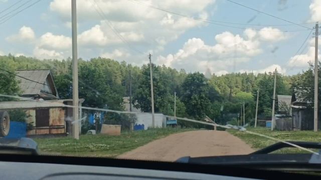 поездка в деревню,встреча с куницей и экскурсия по Подгорному