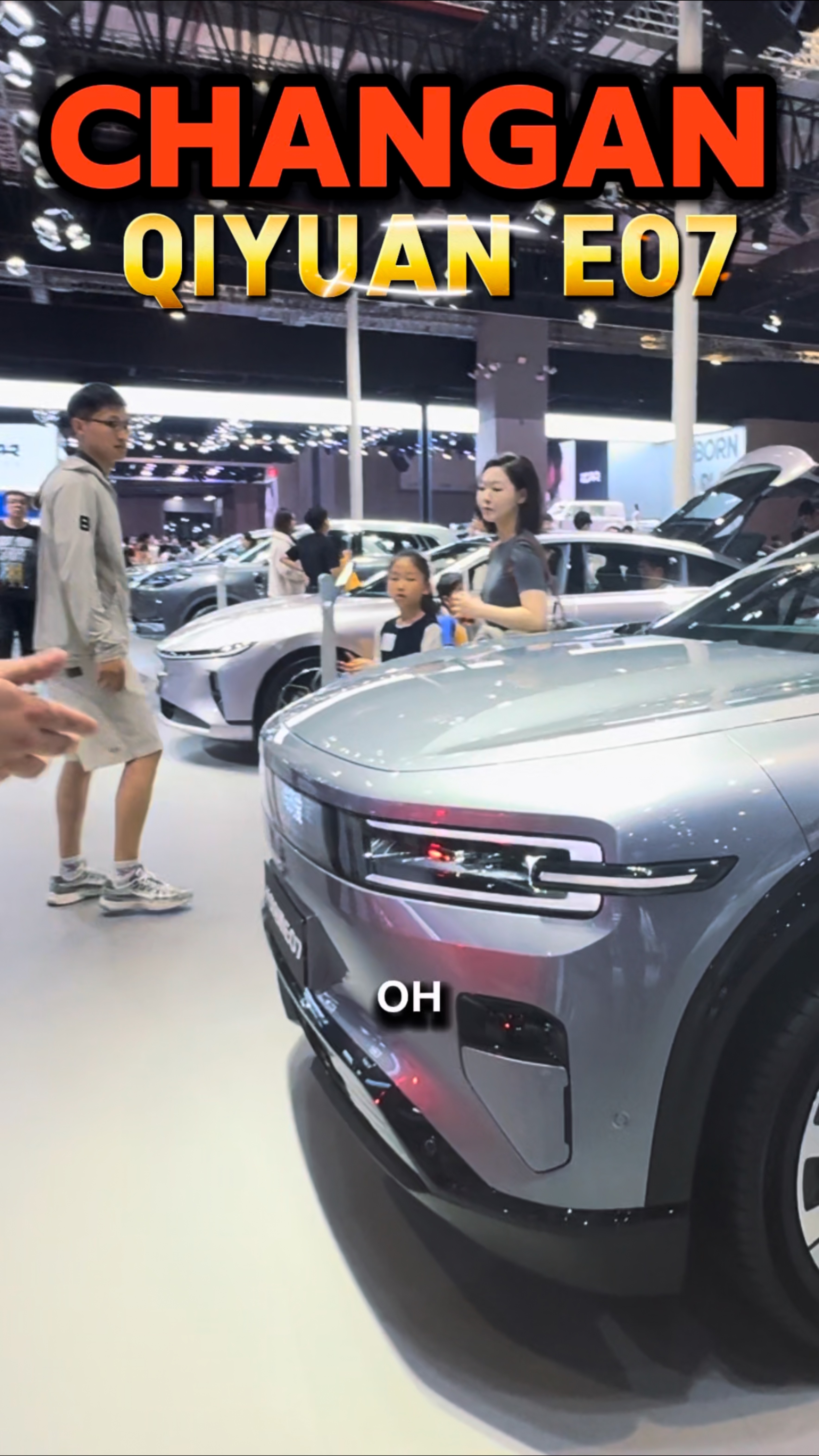 CHANGAN QIYUAN E07. Как вам? Залетай в телегу! Ссылка в шапке профиля #авто #выставкавкитае #changan