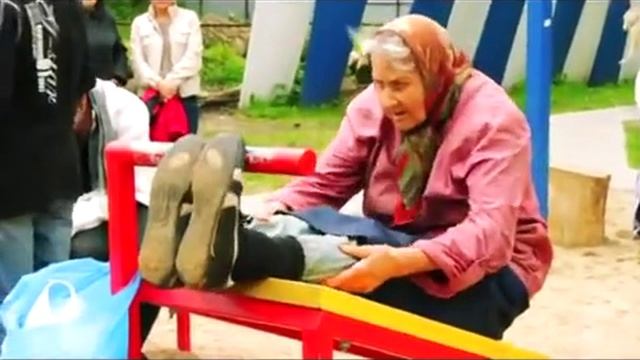 бабулька спортсмен