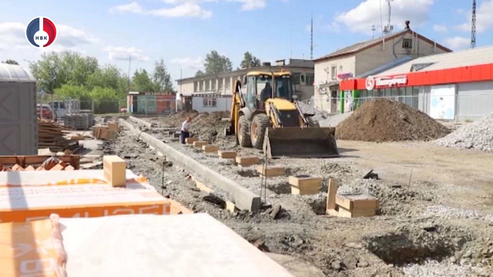 В Новоуральском городском округе продолжается благоустройство общественных территорий